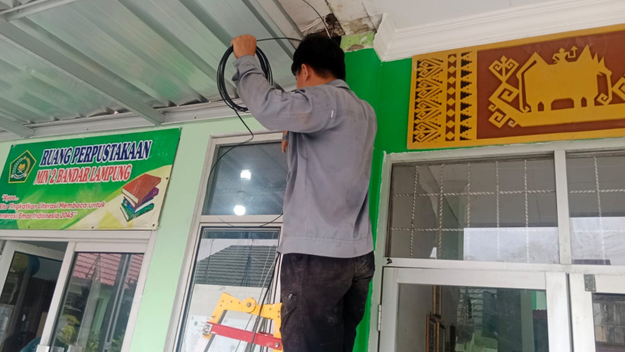 Dorong Literasi Digital, MIN 2 Bandar Lampung tingkatkan Kapasitas Internet