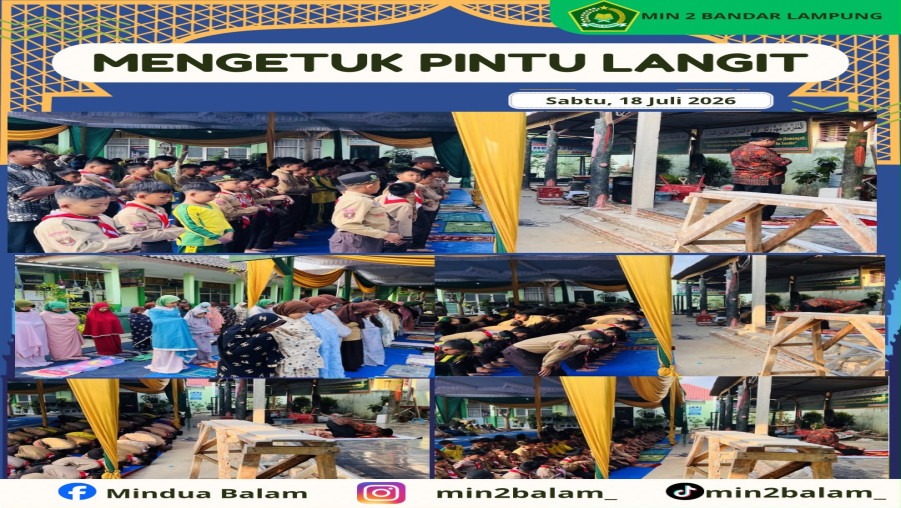 Wujudkan Generasi Berakhlak Mulia, MIN 2 Bandar Lampung Rutin Gelar Sholat Duha Berjamaah