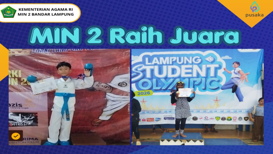 MIN 2 Bandar Lampung Berjaya: Siswa-Siswi Raih Podium di Cabang Renang dan Karate