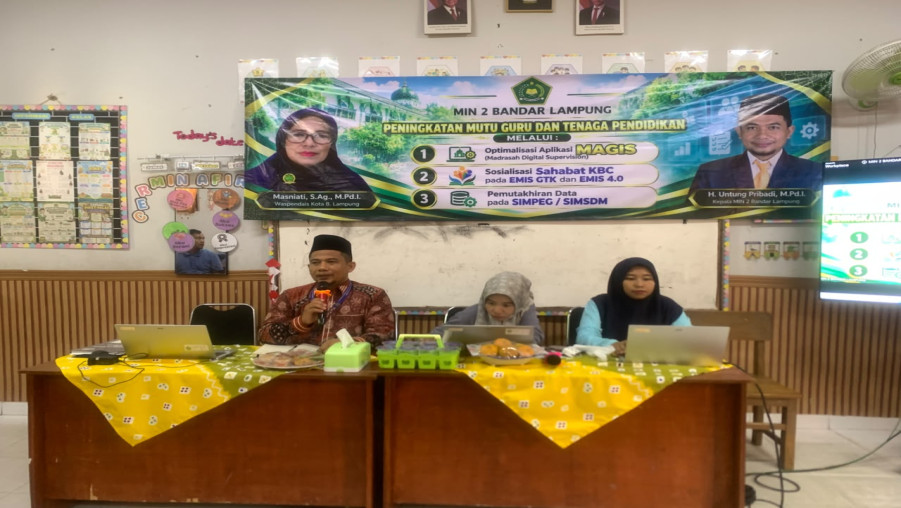 Kegiatan magis, sahabat KBC dan Pemutakhiran data Simpeg) SIMSDM GTK MIN 2 Balam