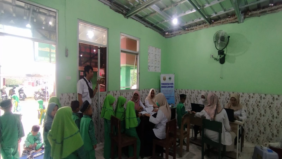 Dukung Kesehatan Generasi Muda, MIN 2 Bandar Lampung Sambut Baik Skrining Kesehatan Gratis dari Puskesmas Kupang Kota