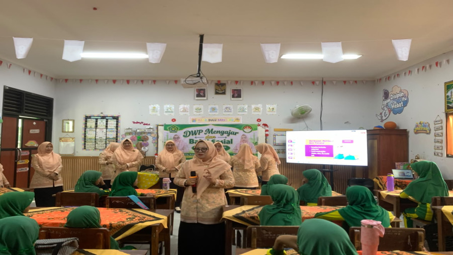 DWP Kemenag Kota Bandar Lampung Kampanyekan Antibullying dan 7 Kebiasaan Anak Indonesia Hebat di MIN 2 Bandar Lampung