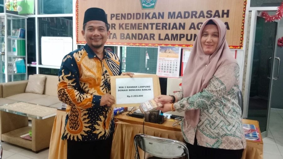 MIN 2 Bandar Lampung Galang Aksi Peduli Banjir