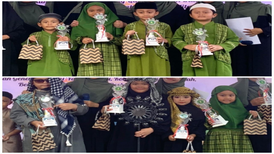 Siswa siswi MIN 2 Bandar Lampung Toreh Prestasi Gemilang di Rumah Qur’an Azzahro