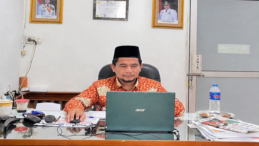 Kepala Madrasah MIN 2 Bandar Lampung, H. Untung Pribadi, M.Pd.I., Susul Para Guru Ikuti Asesmen Kompetensi (AKGTK)